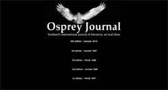 Desktop Screenshot of ospreyjournal.co.uk